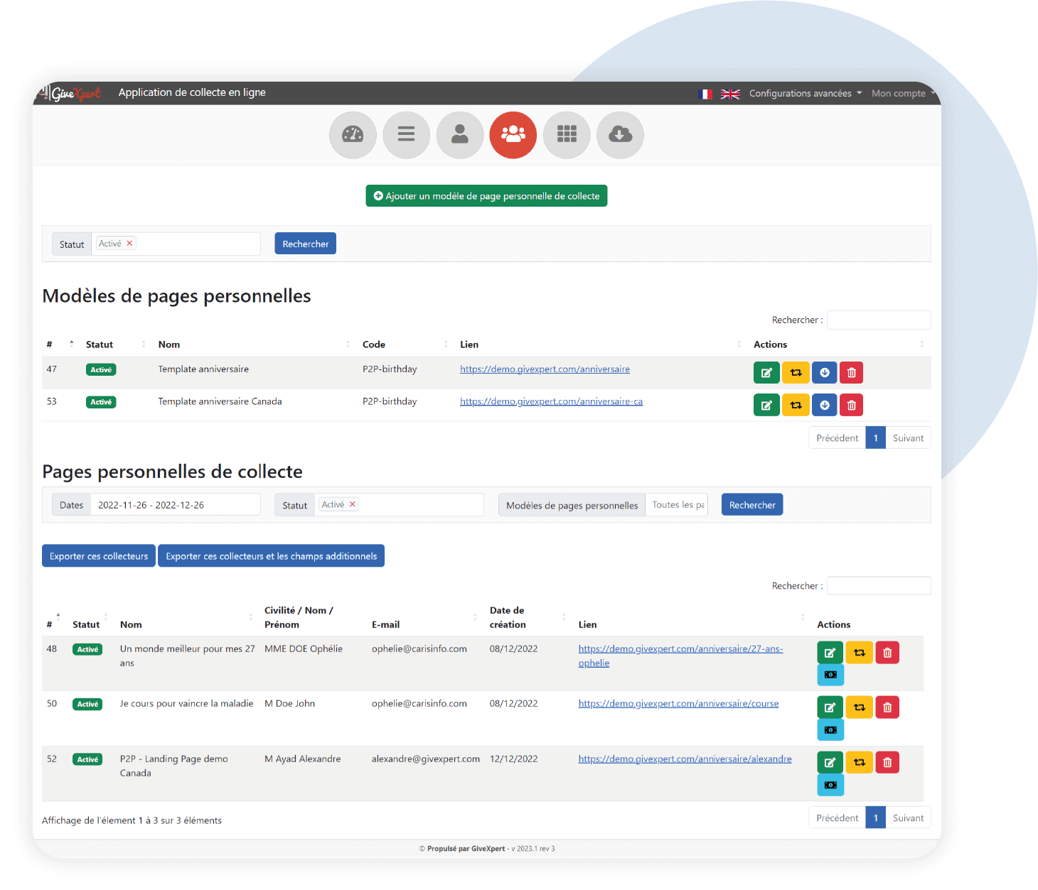 tableau de bord de pilotage p2p peer to peer