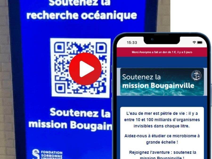 Promouvoir une campagne de dons sur écrans publicitaires vidéo